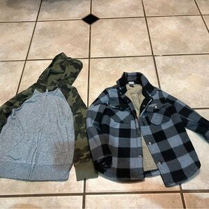 Eddie Bauer And Jumping Beans Fleece Jackets Set Lot Boy Size 5